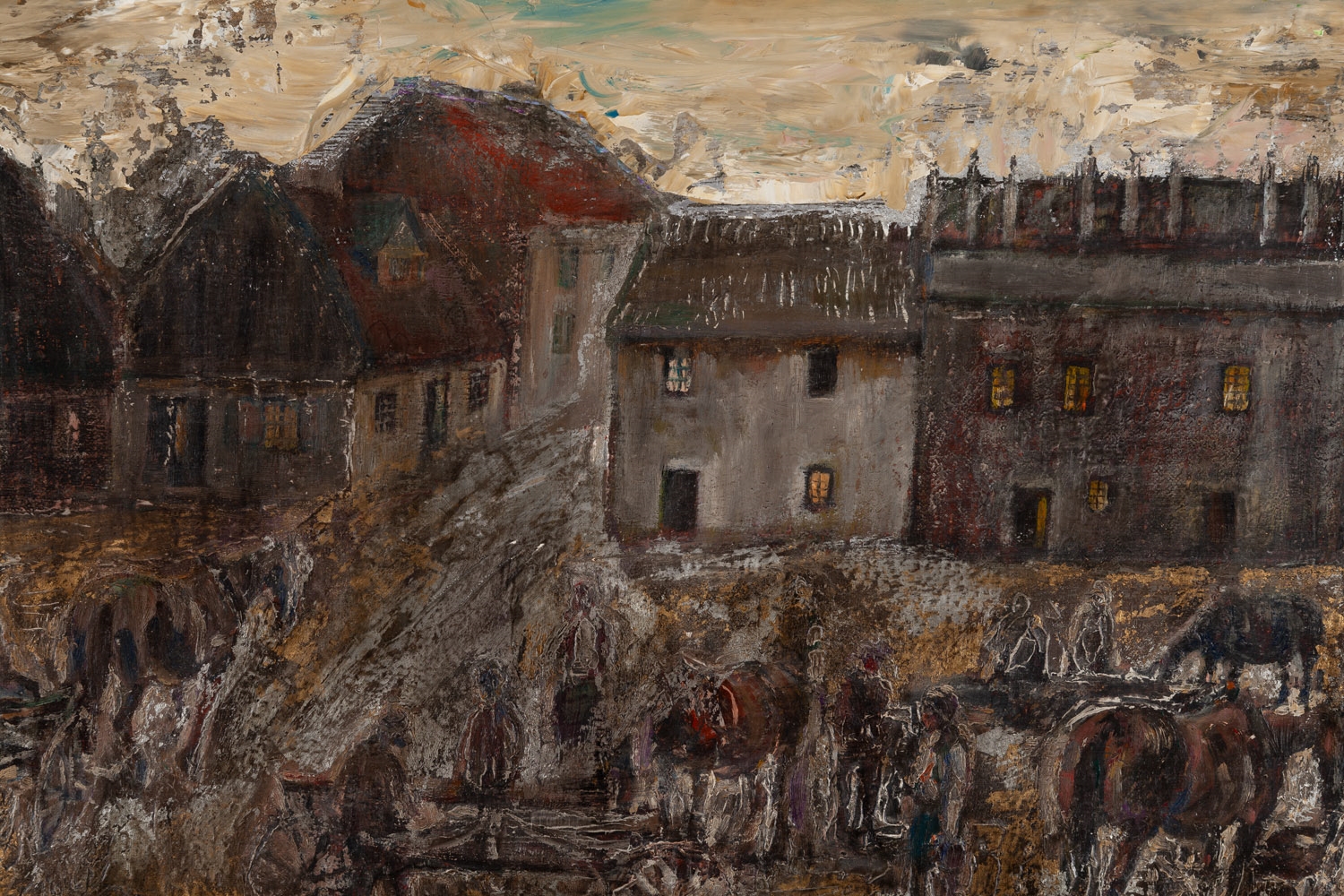 Artwork by Kazimierz Szemioth, Kazimierz Dolny, Made of oil/canvas