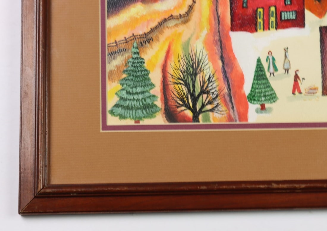 Artwork by Janet Munro, oil painting, Made of oil on paper