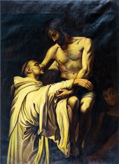 Francisco Ribalta | St Francis Comforted by an Angel (1620) | MutualArt