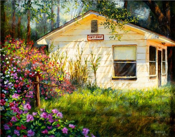 Douglas Grier (SC,b 1947) oil painting by Douglas Grier