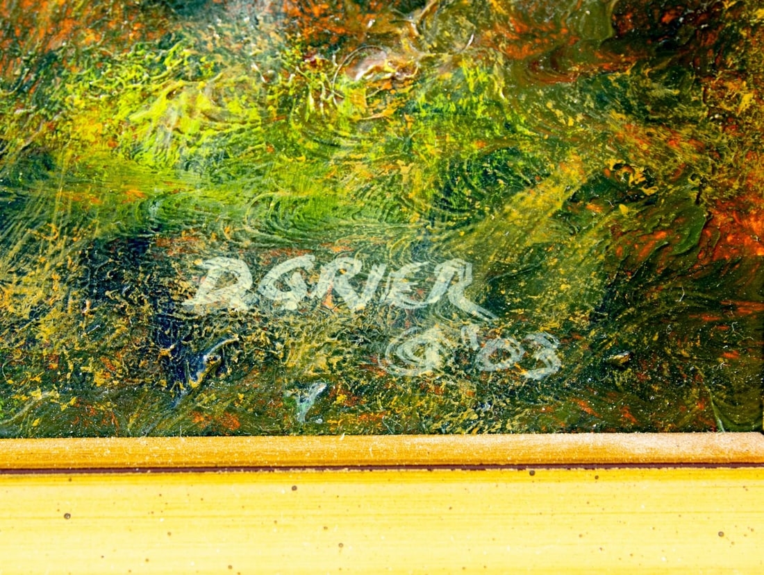 Artwork by Douglas Grier, Douglas Grier (SC,b 1947) oil painting, Made of oil on board