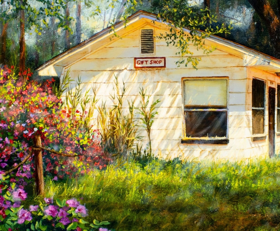 Artwork by Douglas Grier, Douglas Grier (SC,b 1947) oil painting, Made of oil on board