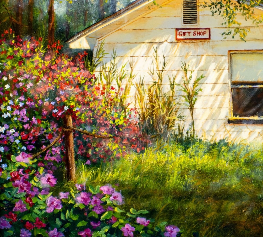 Artwork by Douglas Grier, Douglas Grier (SC,b 1947) oil painting, Made of oil on board