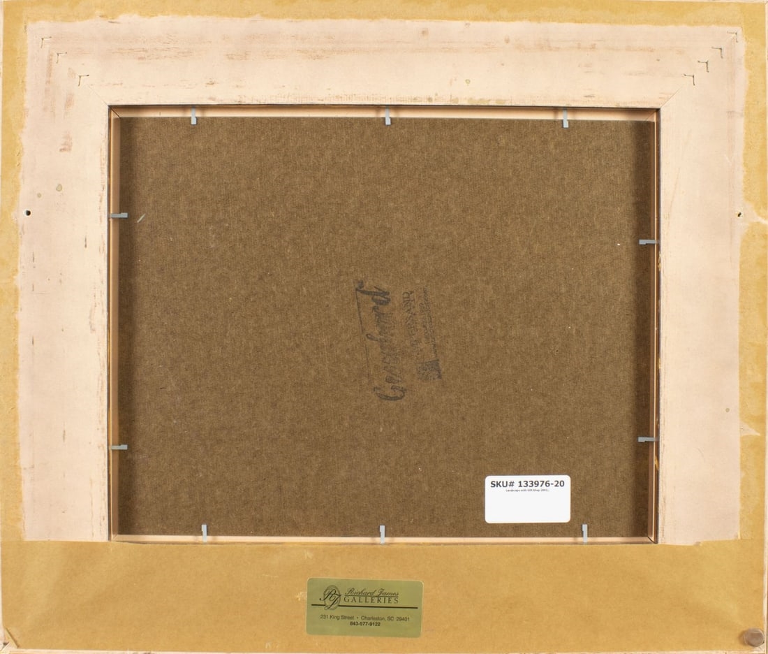 Artwork by Douglas Grier, Douglas Grier (SC,b 1947) oil painting, Made of oil on board