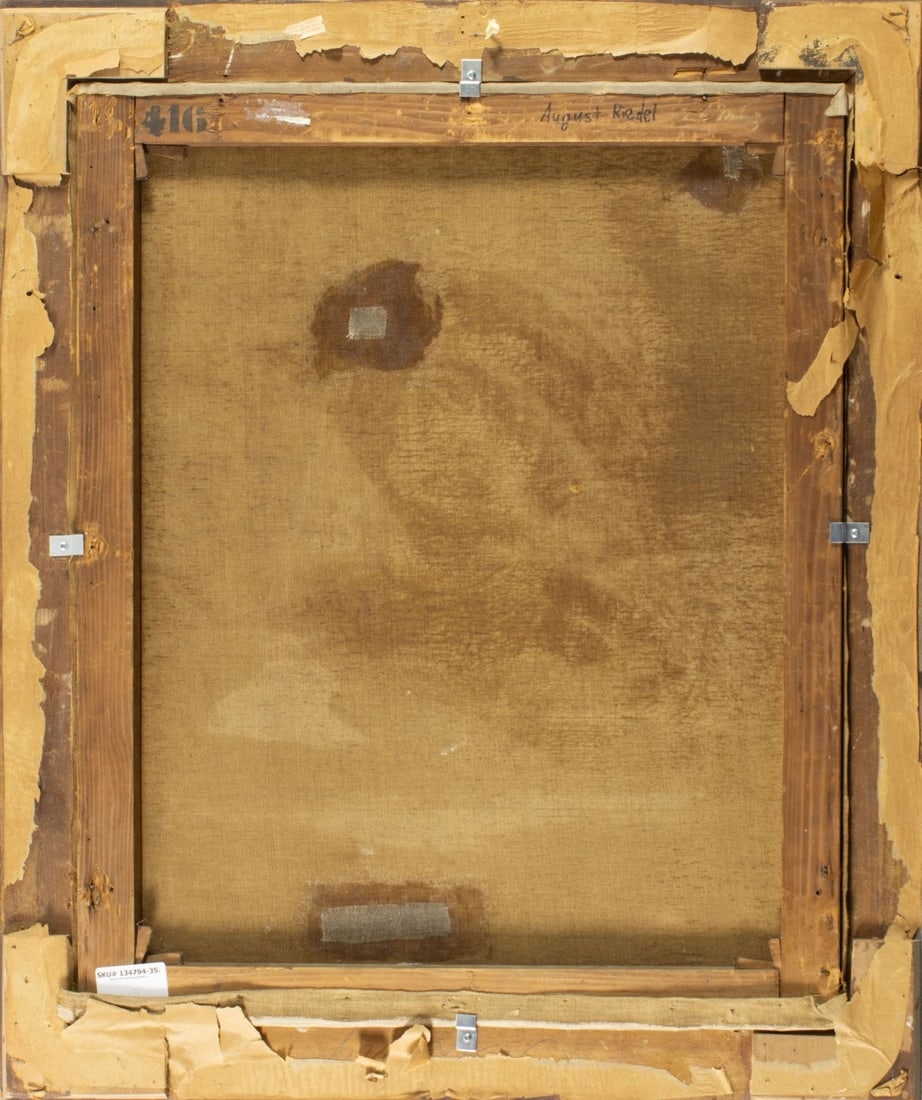 August Riedel | Antique 19C European oil painting AFTER August Riedel ...