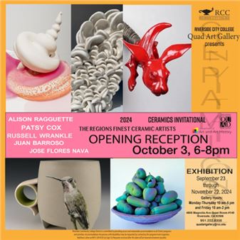 2024 Ceramics Invitational - Riverside City College, Quad Art Gallery