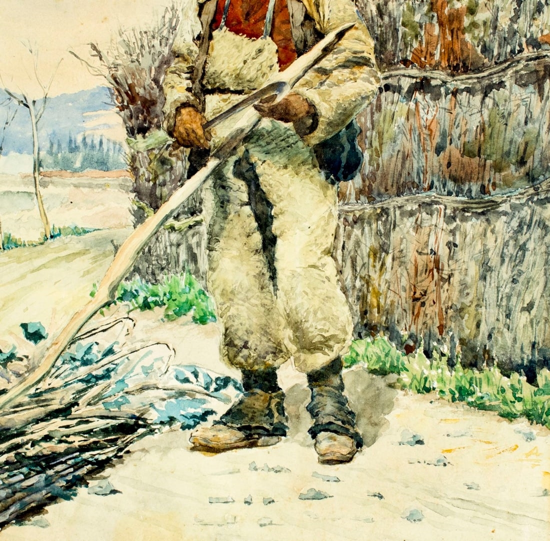 George Allen Rudd | watercolor painting antique | MutualArt