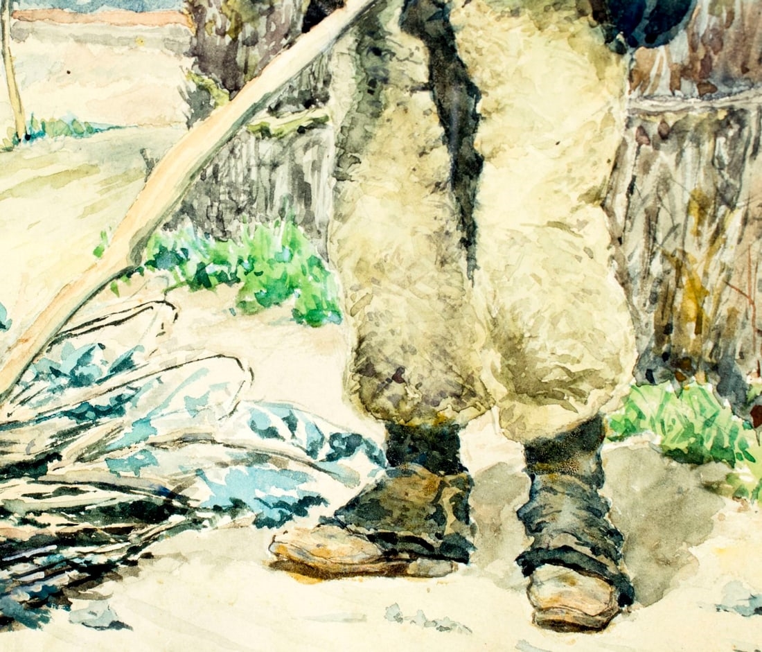 George Allen Rudd | watercolor painting antique | MutualArt