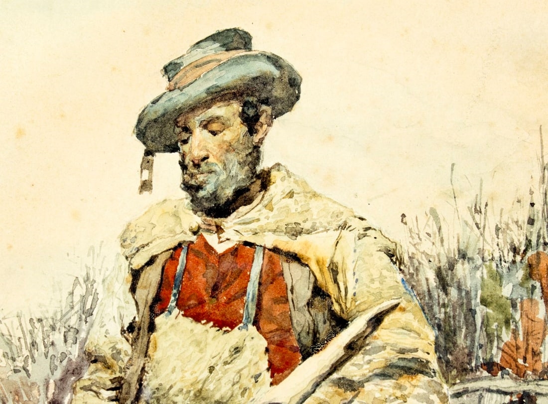 George Allen Rudd | watercolor painting antique | MutualArt