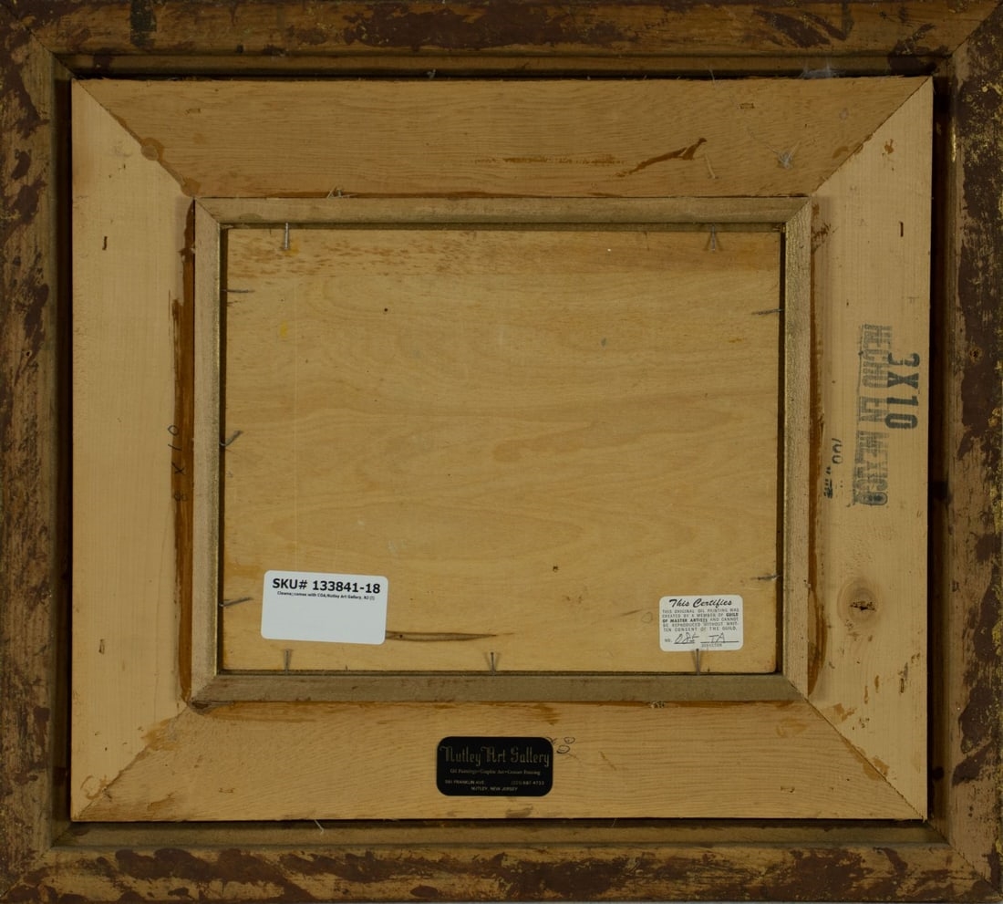 Artwork by Louis Duchamp, Louis Duchamp (US,20C) oil painting, Made of oil on board