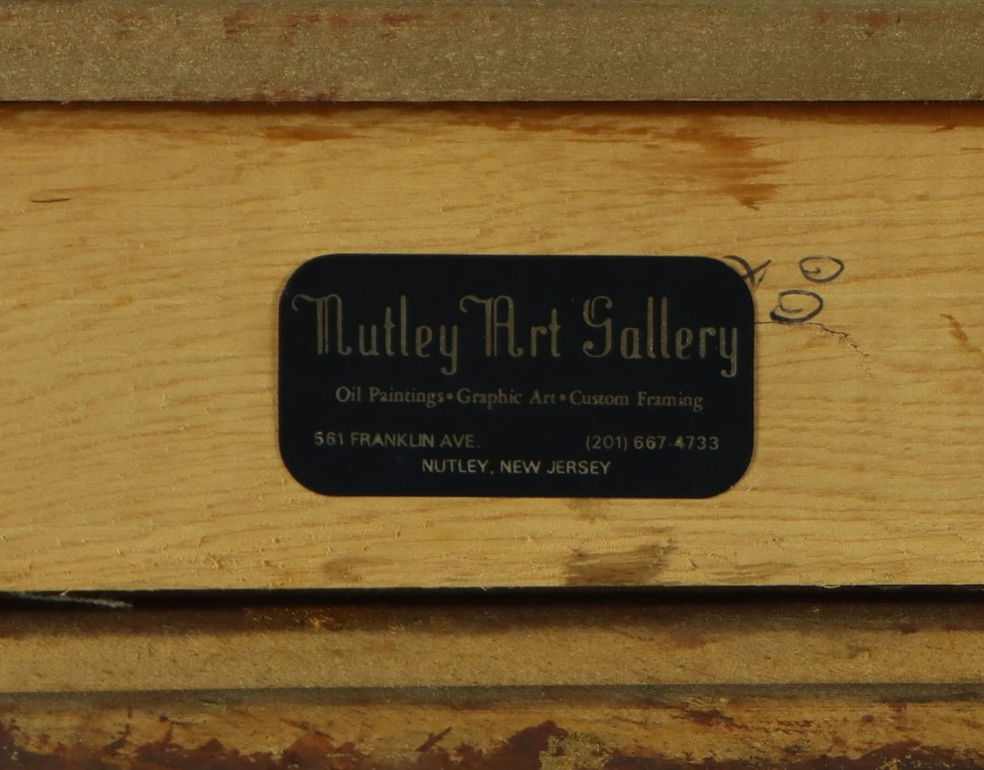 Artwork by Louis Duchamp, Louis Duchamp (US,20C) oil painting, Made of oil on board