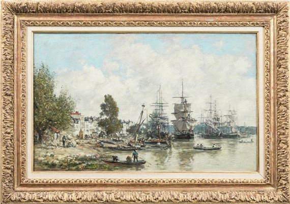 Eugène Louis Boudin | Eugène BOUDIN (1824-1898). Vaches au