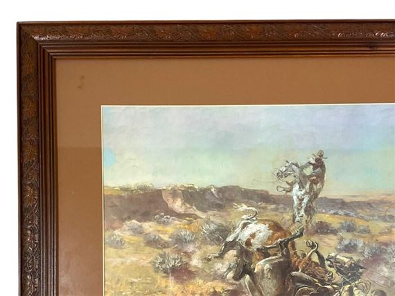 Charles Marion Russell | Charles M Russell Broken Rope Print | MutualArt