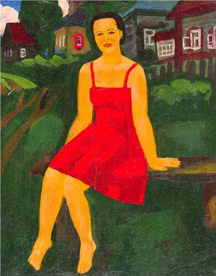 Evening by Gennady Myznikov, 1964.