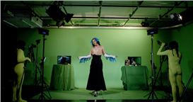 Ále Campos: A Cloak Dripping Femme