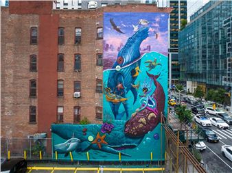 “Ocean Ecosystem Restoration Mural” by Dulk in New York City