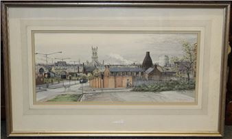 early morning over Shelton - Thomas W. Mountford