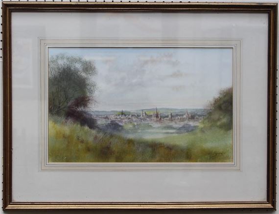 Kenneth Messer | Ken Messer ( 1931-2018) A panoramic Oxford view, with ...