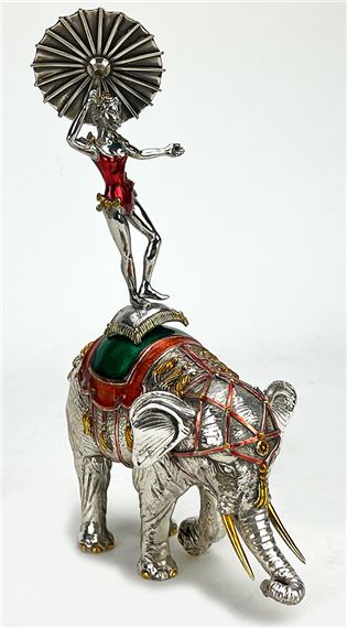 elephant marked by Gene Moore