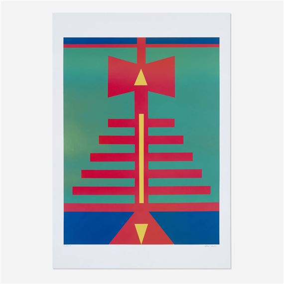 Emblema logotipo poético by Rubem Valentim, circa 1974