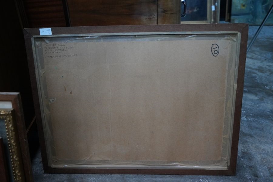 Artwork by Maurice Tisseyre, L'hiver dans les vignes, Made of watercolor