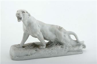 ESCULTURA LEOA FERIDA. - José Simões de Almeida (Sobrinho)