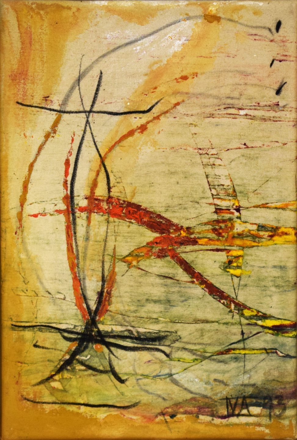 Artwork by Iva Mrázková, Iva MRAZKOVA (1964, Made of Gouache on canvas