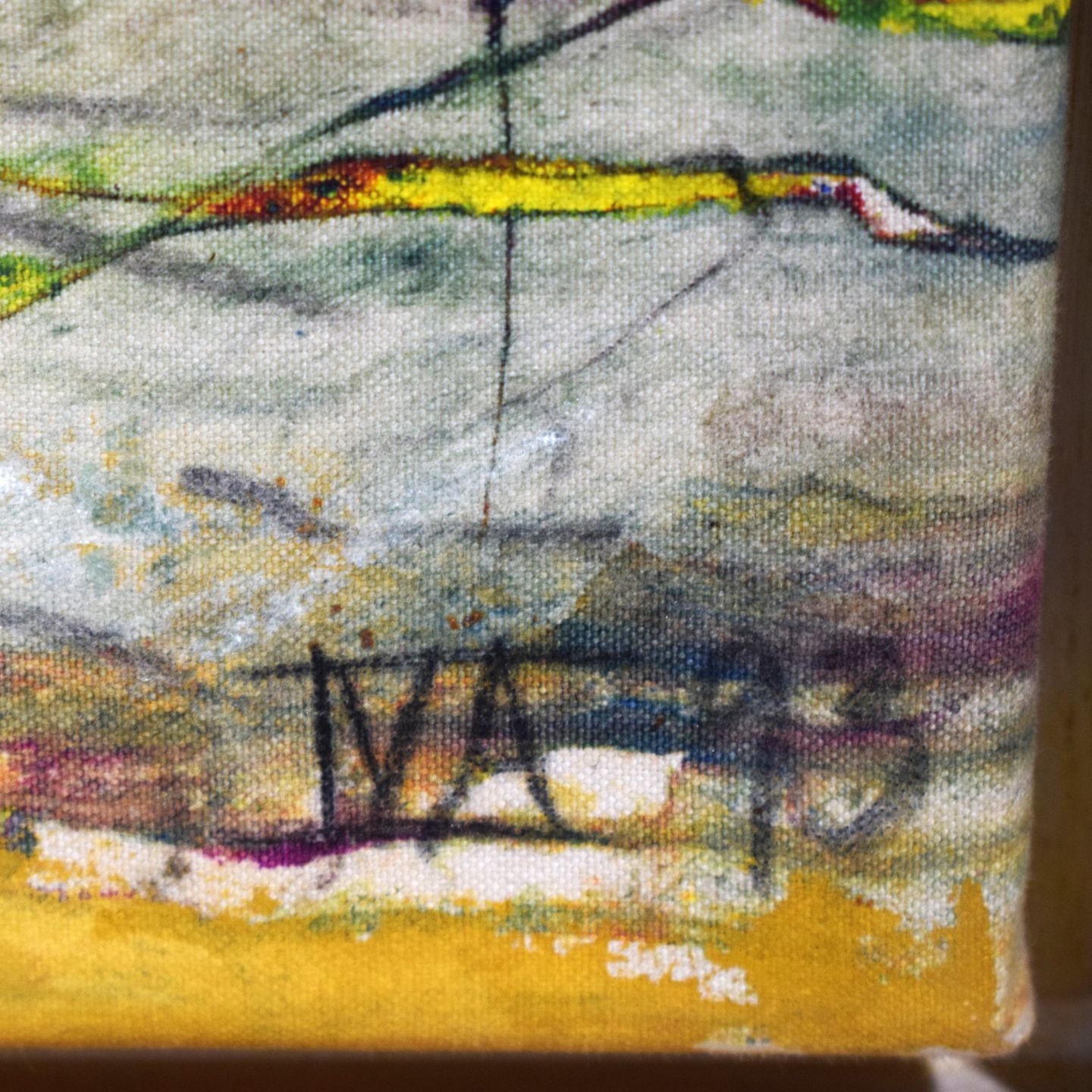 Artwork by Iva Mrázková, Iva MRAZKOVA (1964, Made of Gouache on canvas