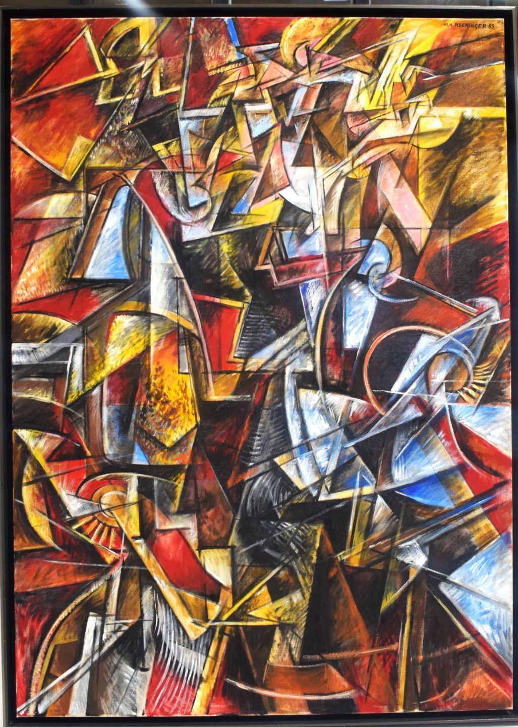 Artwork by Marc Henri Reckinger, Marc Henri RECKINGER (1940, Made of Oil on canvas