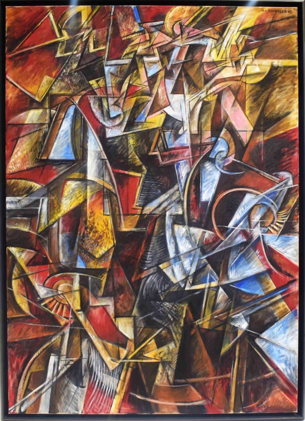 Artwork by Marc Henri Reckinger, Marc Henri RECKINGER (1940, Made of Oil on canvas