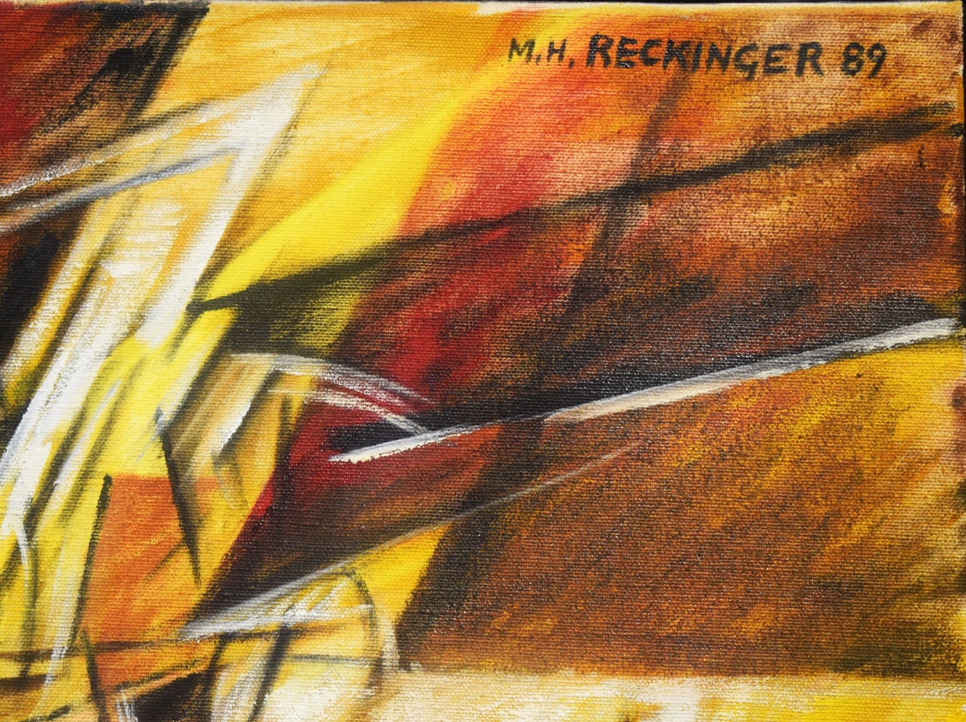 Artwork by Marc Henri Reckinger, Marc Henri RECKINGER (1940, Made of Oil on canvas