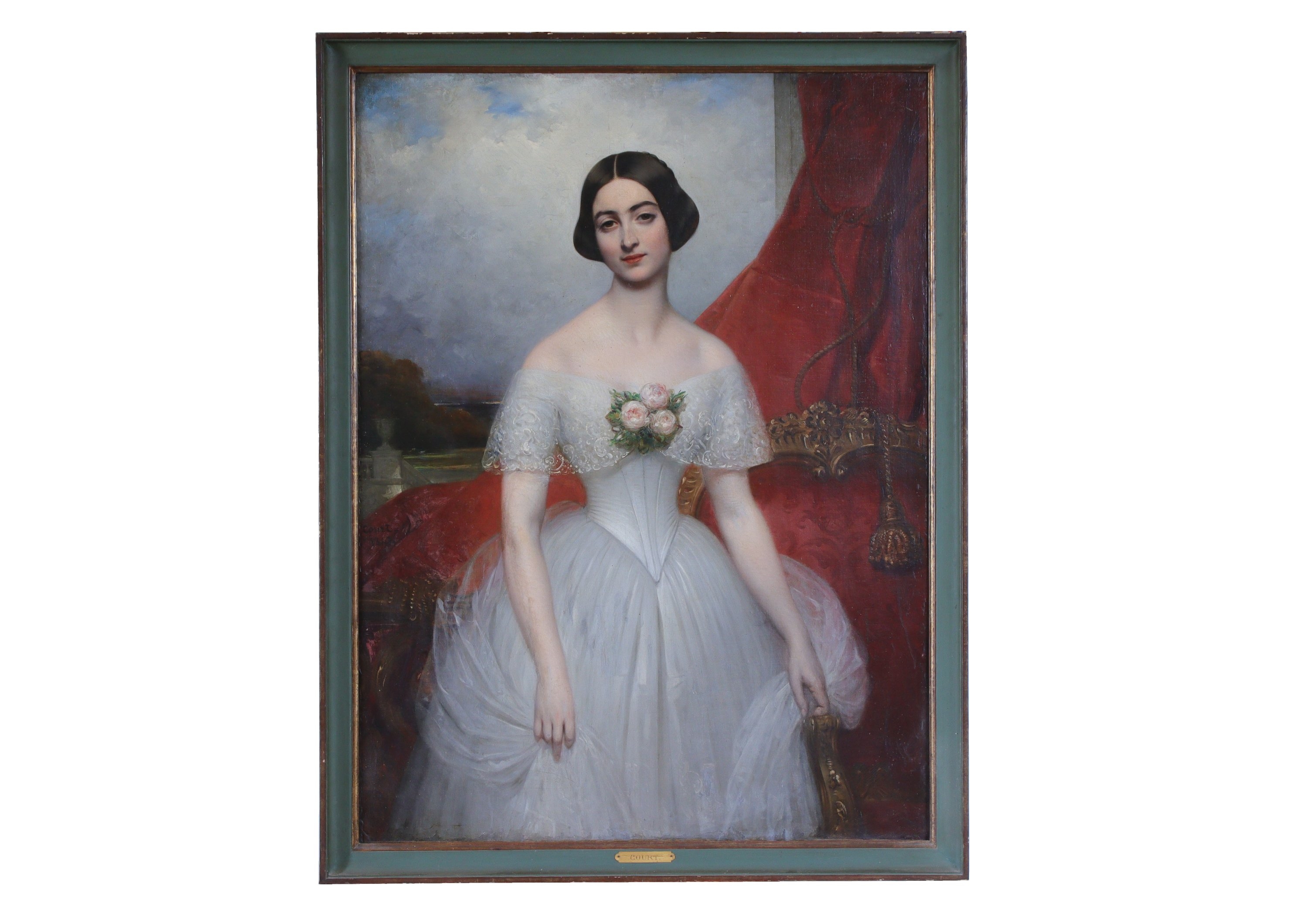 Artwork by Joseph Désiré Court, Portrait de Madame Bouhier de l'Ecluse