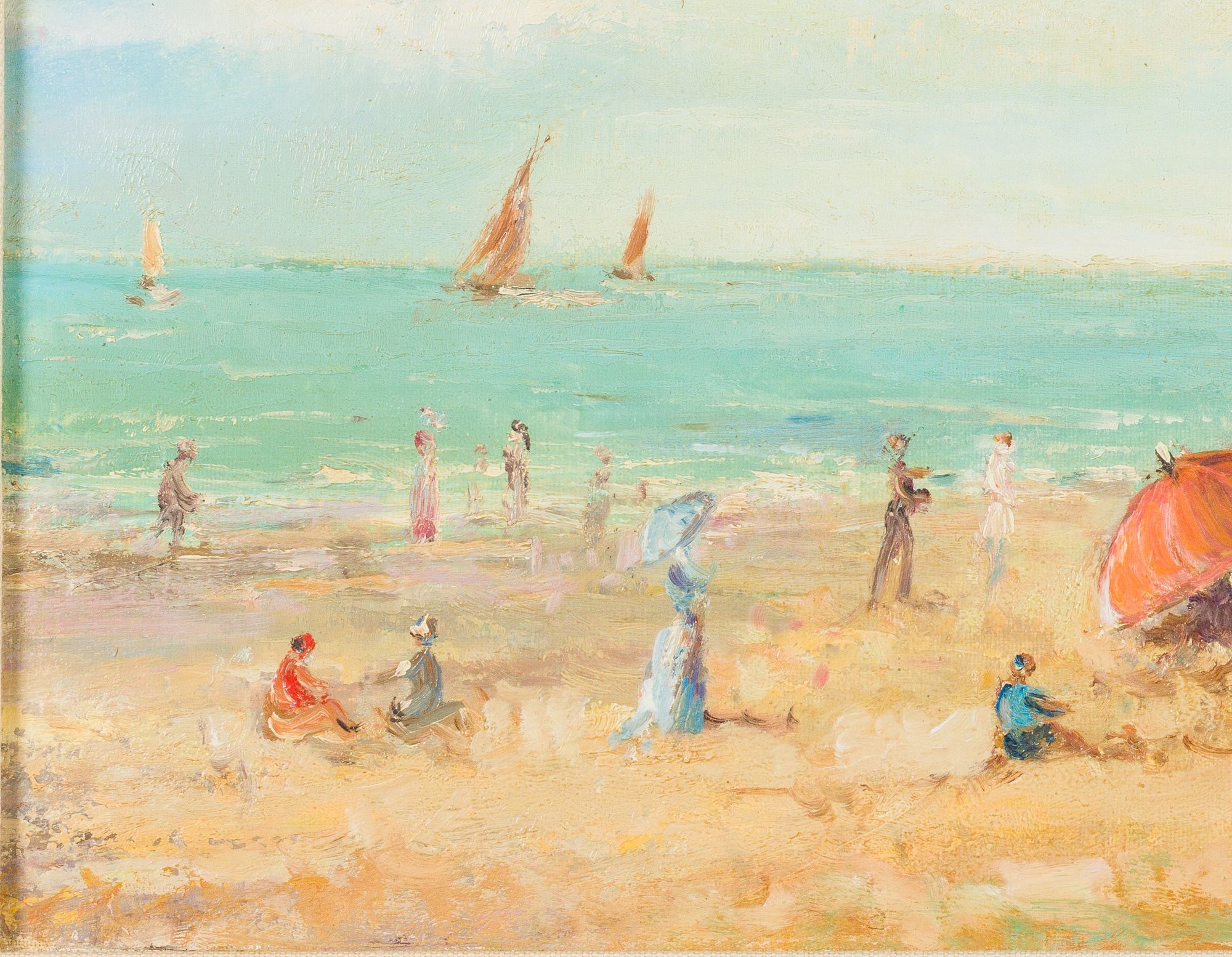 Michel Jamart | Beach Scene | MutualArt