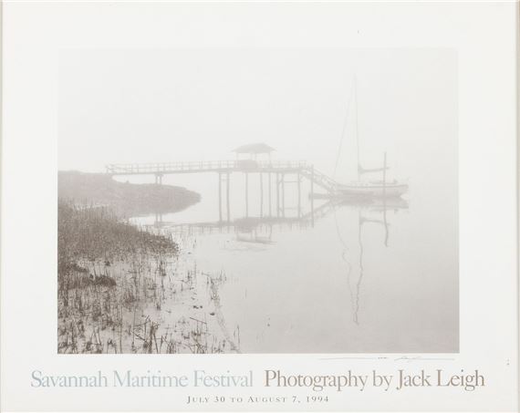 Jack Leigh Savanah Maritime Festival Signed Poster - Jack Leigh