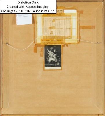 Artwork by Erick Josef Dogarth, Blumenstück mit Schnecke, Made of Öl auf Holz