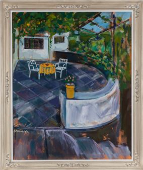 “Terrace in the garden” - Iñaki Zaldunbide Amezaga