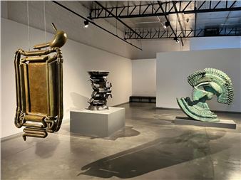 L. N. Tallur: Neti-Neti: Glitch in the code - Nature Morte, Dhan Mill