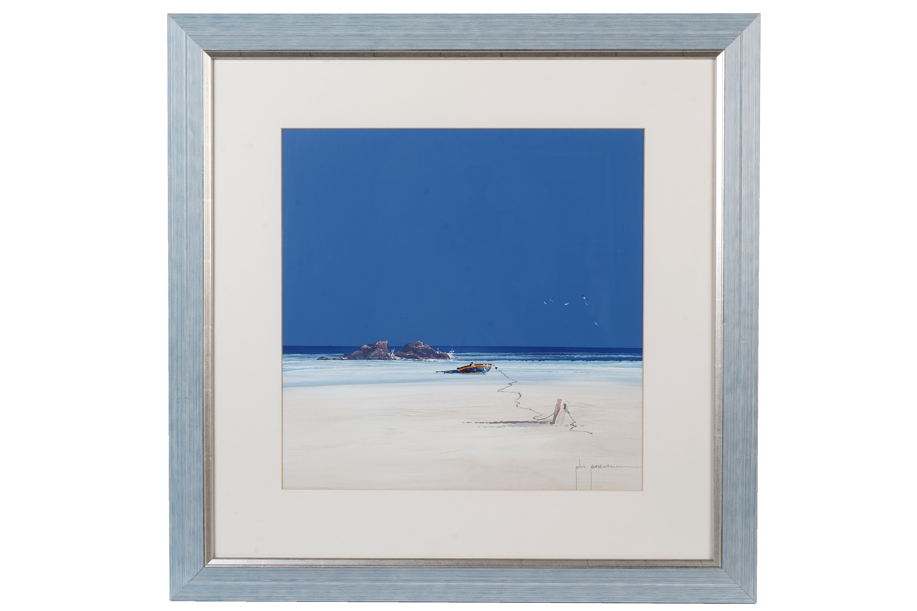 Artwork by John Horswell, Beached, Made of oil on board