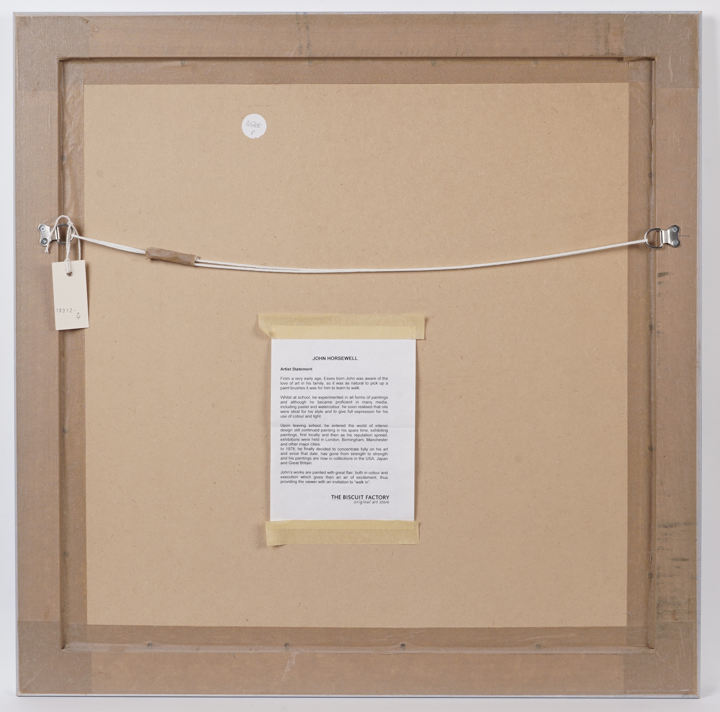 Artwork by John Horswell, Beached, Made of oil on board