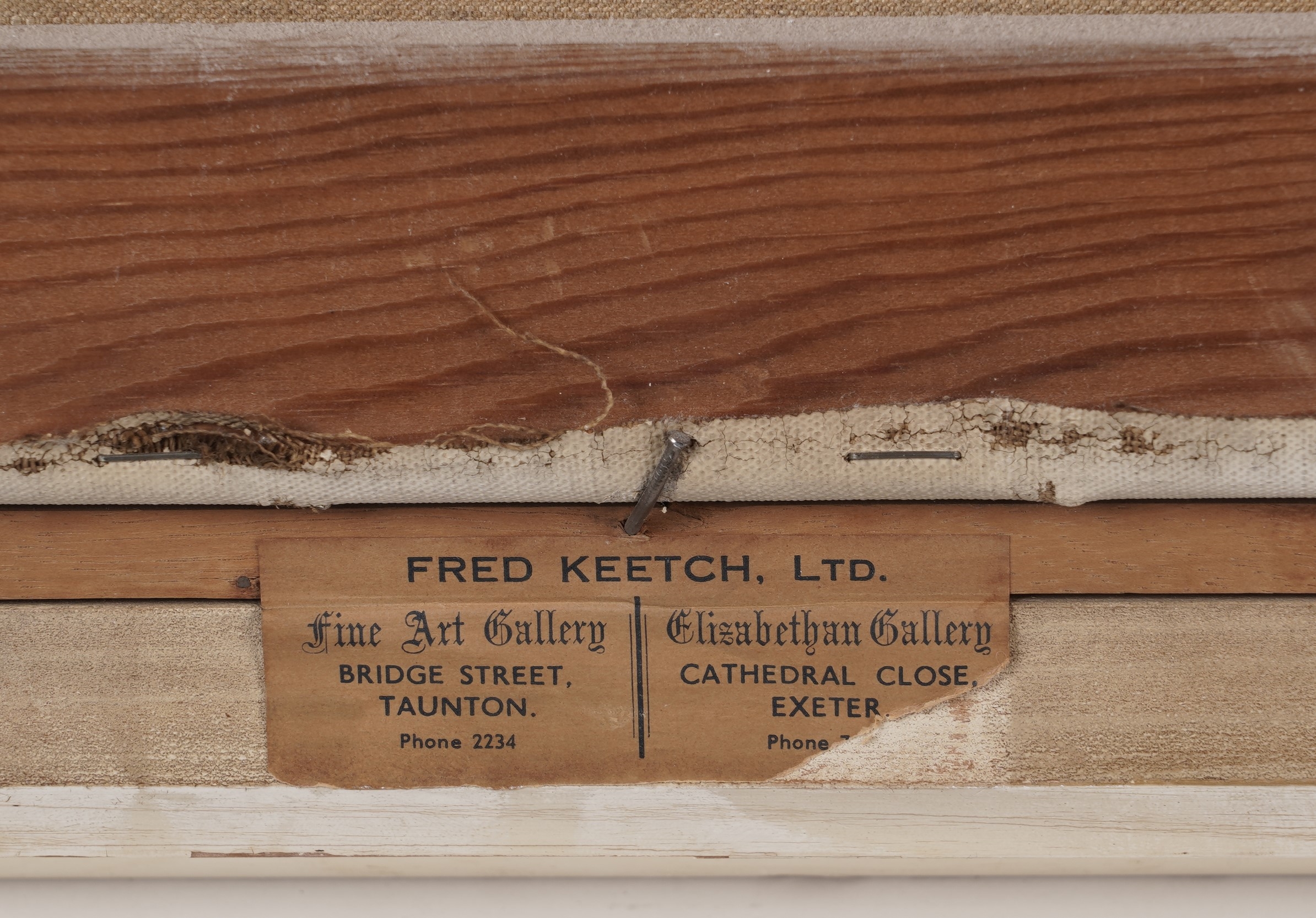 Artwork by John Horswell, Beached, Made of oil on board