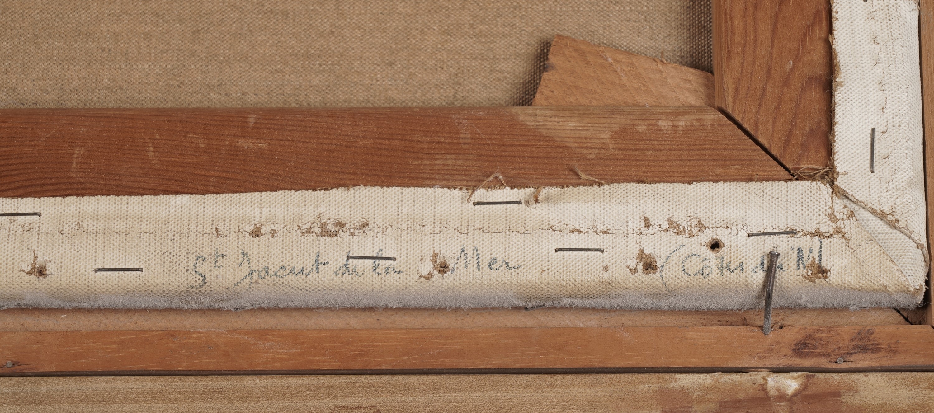 Artwork by John Horswell, Beached, Made of oil on board