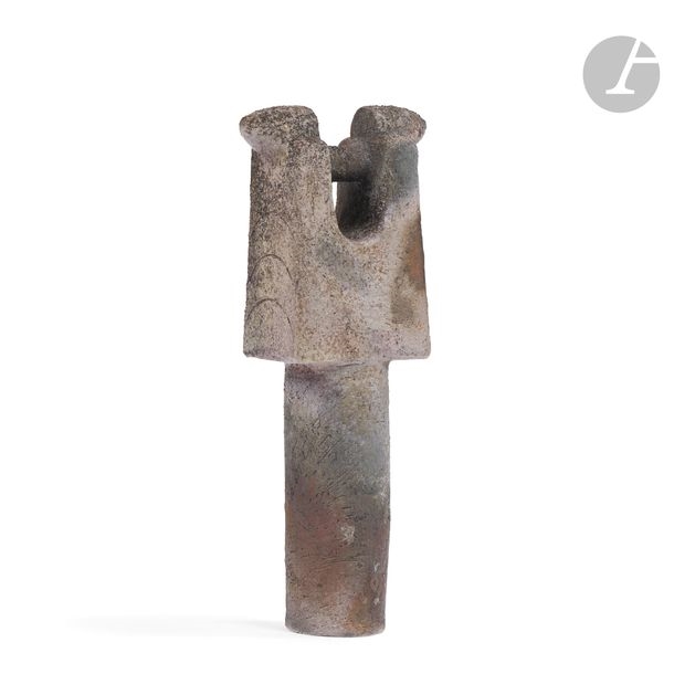 Artwork by Claudine Monchaussé, Totem Sculpture, Made of Sculpture. Stoneware