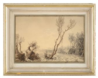 River Landscape - Giuseppe Pietro Bagetti