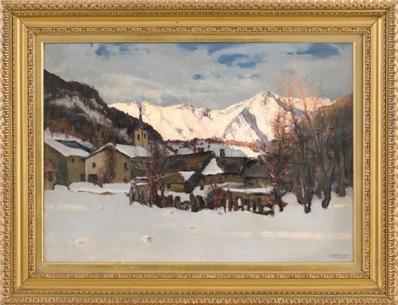 Towards evening (Beaulard) by Carlo Musso