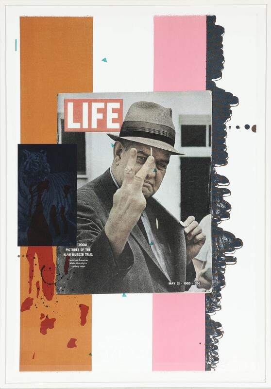 Artwork by Kirstine Roepstorff, Hawk, Made of Lithograph in colours