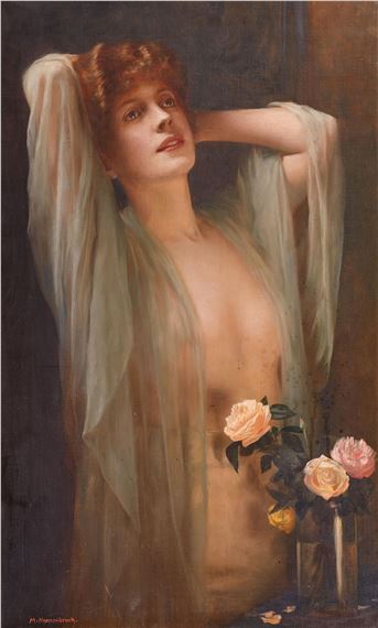 Lady with a Veil by Max Nonnenbruch