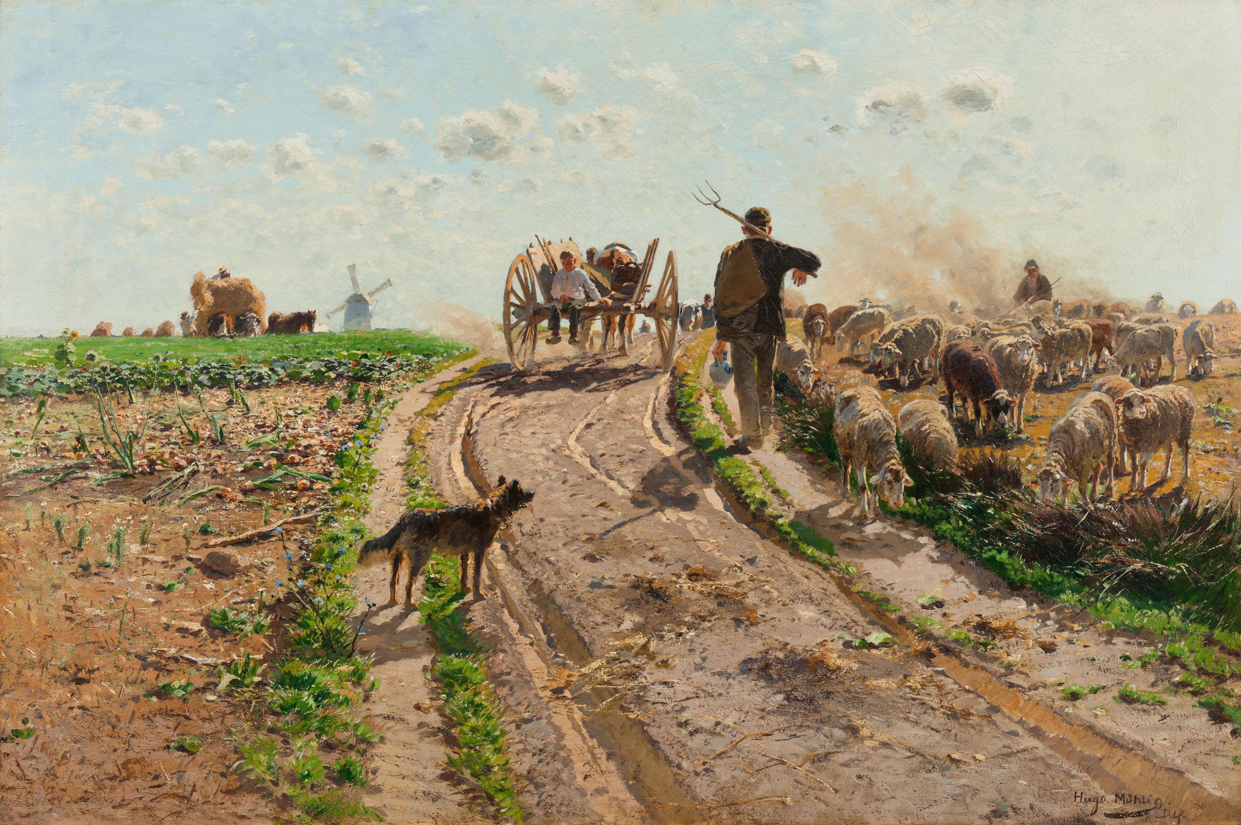 Hugo Mühlig | Oil on canvas (relined | MutualArt