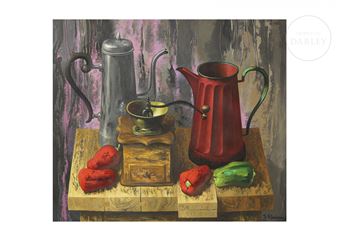 Still Life with Peppers - Juris Bindemanis