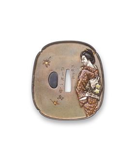 Large Tsuba - Kawai Isshu