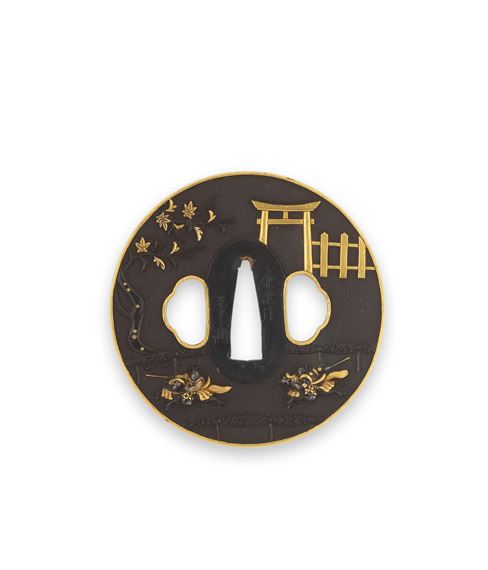 A tsuba - Goto Renjo Mitsutomo